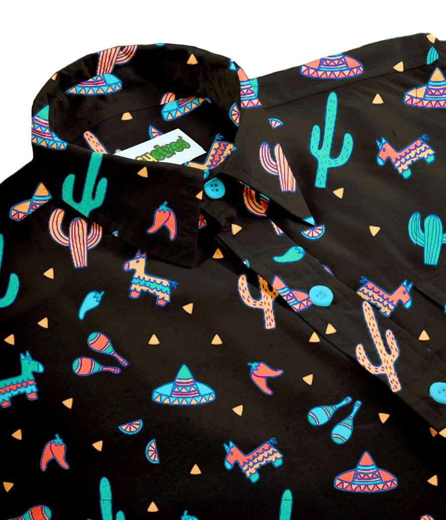 Men's Midnight Fiesta Hawaiian Shirt - Image 4
