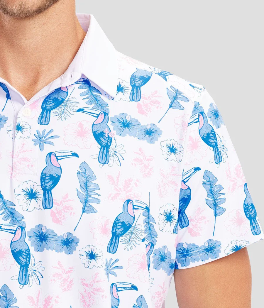 Men's Toucan Tango Golf Polo - Image 4