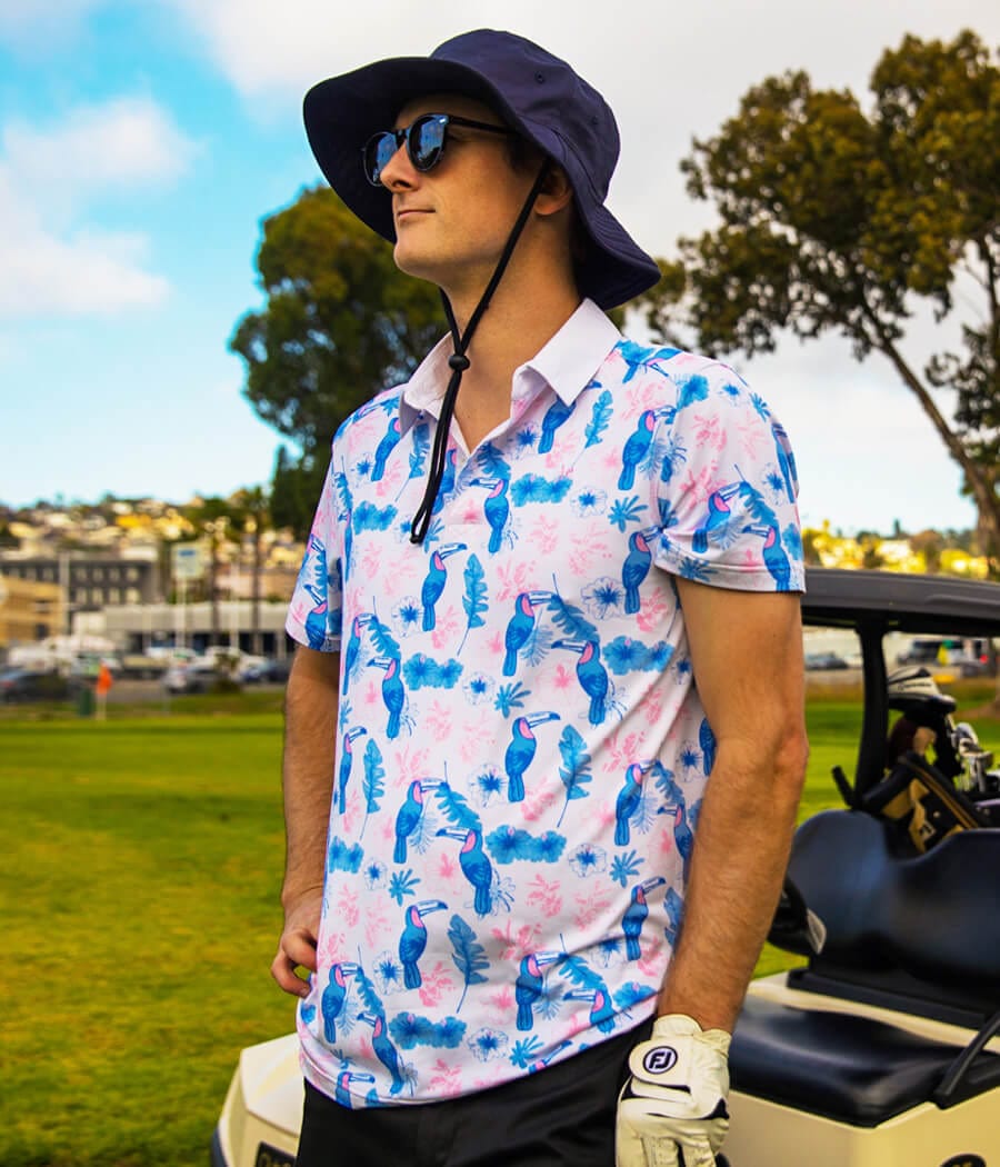 Men's Toucan Tango Golf Polo - Image 5